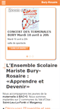 Mobile Screenshot of bury-rosaire.fr